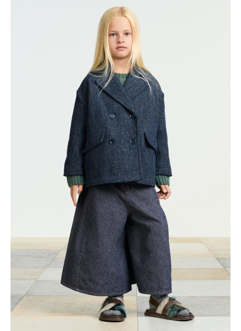 Пальто в меланжевом стиле с...