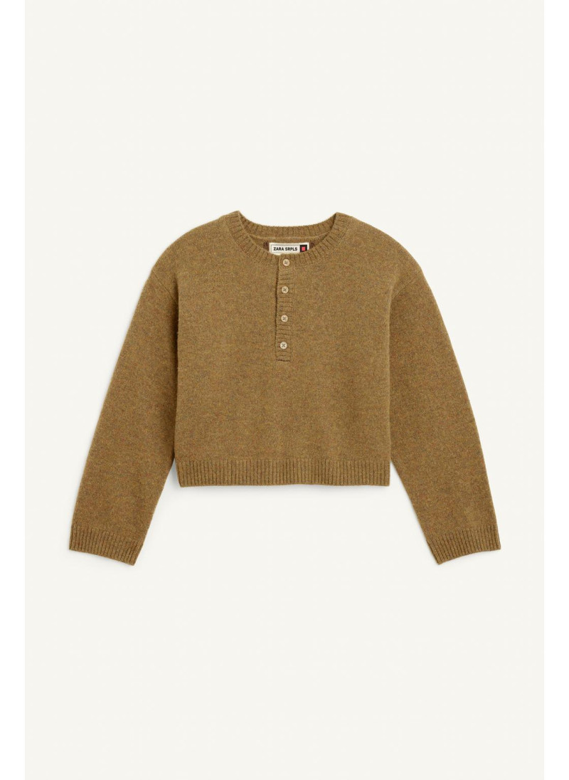 Джемпер из шерсти с отложным воротником Джемпер из шерсти с отложным воротником