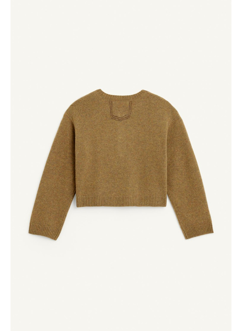 Джемпер из шерсти с отложным воротником Джемпер из шерсти с отложным воротником