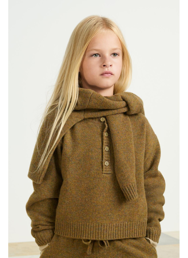 Джемпер из шерсти с отложным воротником Джемпер из шерсти с отложным воротником