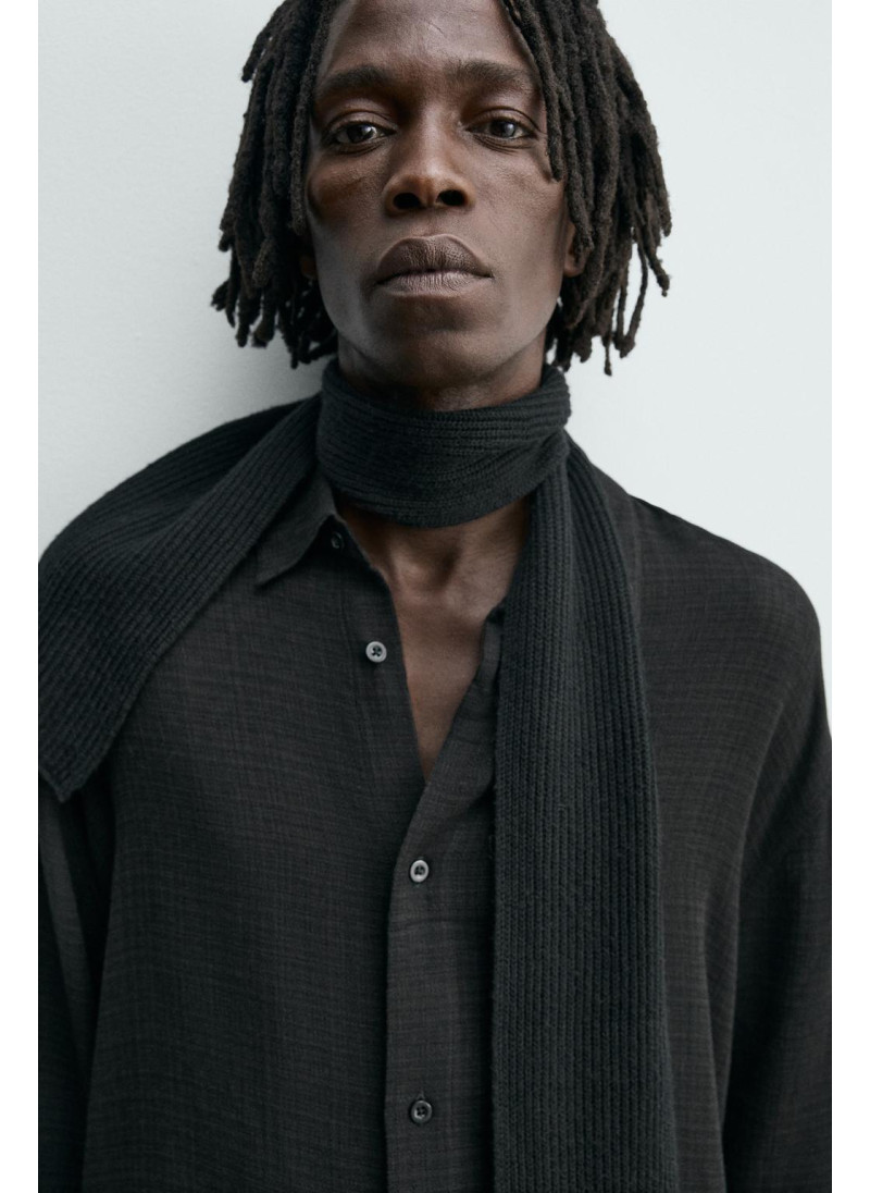 РУБАШКА ИЗ ВИСКОЗЫ И ХЛОПКА РУБАШКА ИЗ ВИСКОЗЫ И ХЛОПКА