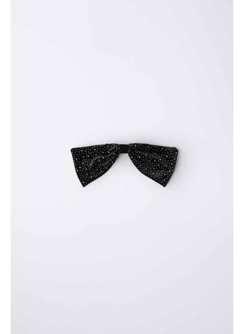 Заколка для волос с стразами в виде банта Заколка для волос с стразами в виде банта