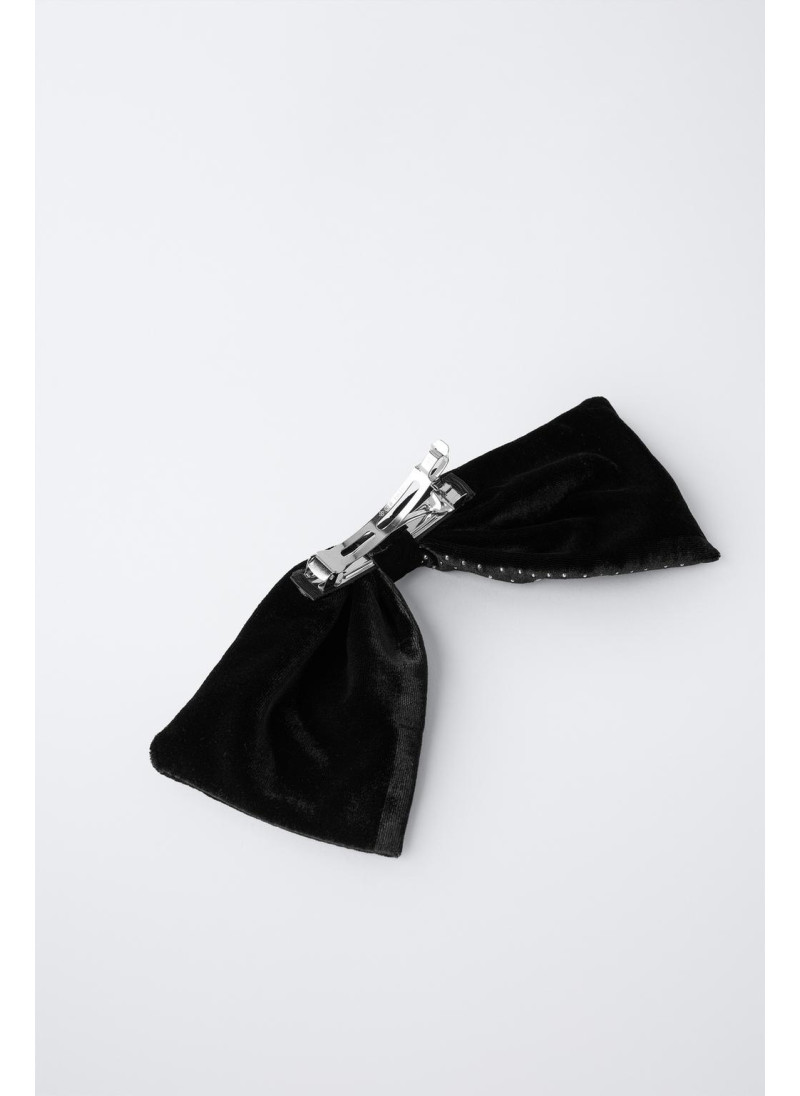 Заколка для волос с стразами в виде банта Заколка для волос с стразами в виде банта