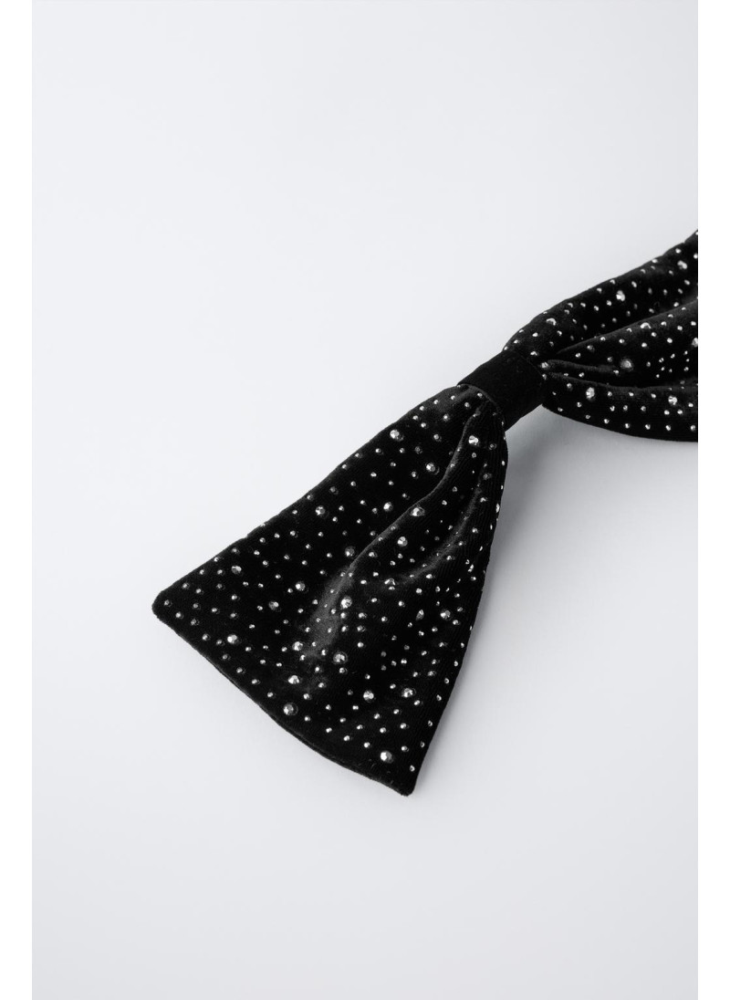 Заколка для волос с стразами в виде банта Заколка для волос с стразами в виде банта