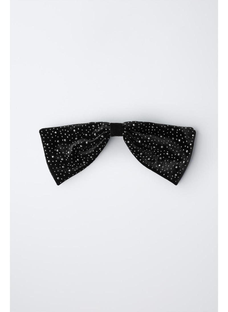 Заколка для волос с стразами в виде банта Заколка для волос с стразами в виде банта