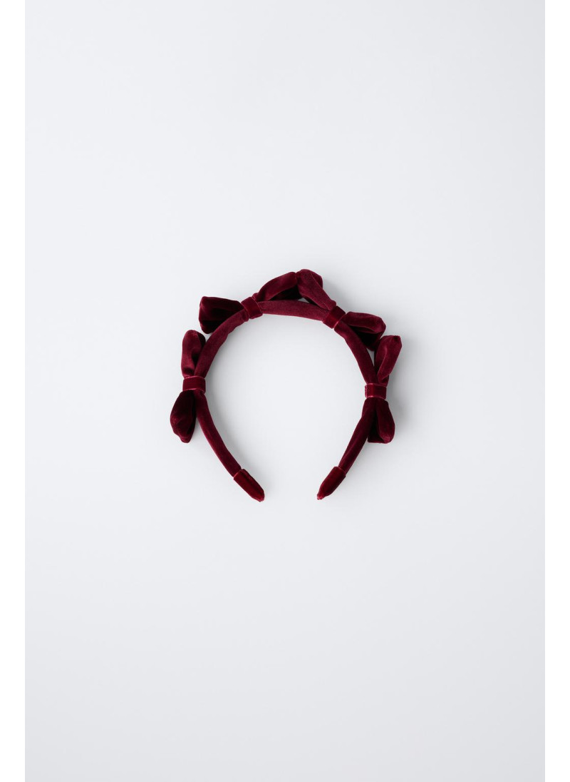 ВЕЛЬВЕТОВЫЙ ОБОДОК С БАНТАМИ ВЕЛЬВЕТОВЫЙ ОБОДОК С БАНТАМИ