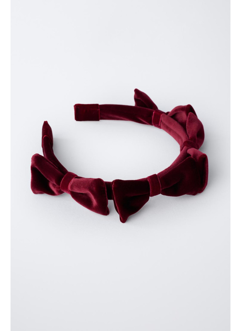 ВЕЛЬВЕТОВЫЙ ОБОДОК С БАНТАМИ ВЕЛЬВЕТОВЫЙ ОБОДОК С БАНТАМИ