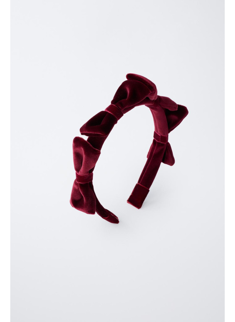 ВЕЛЬВЕТОВЫЙ ОБОДОК С БАНТАМИ ВЕЛЬВЕТОВЫЙ ОБОДОК С БАНТАМИ