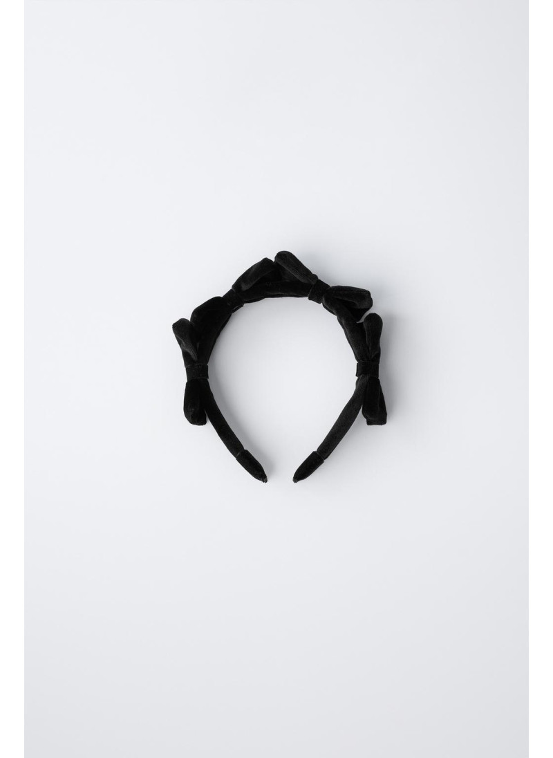 ВЕЛЬВЕТОВЫЙ ОБОДОК С БАНТАМИ ВЕЛЬВЕТОВЫЙ ОБОДОК С БАНТАМИ