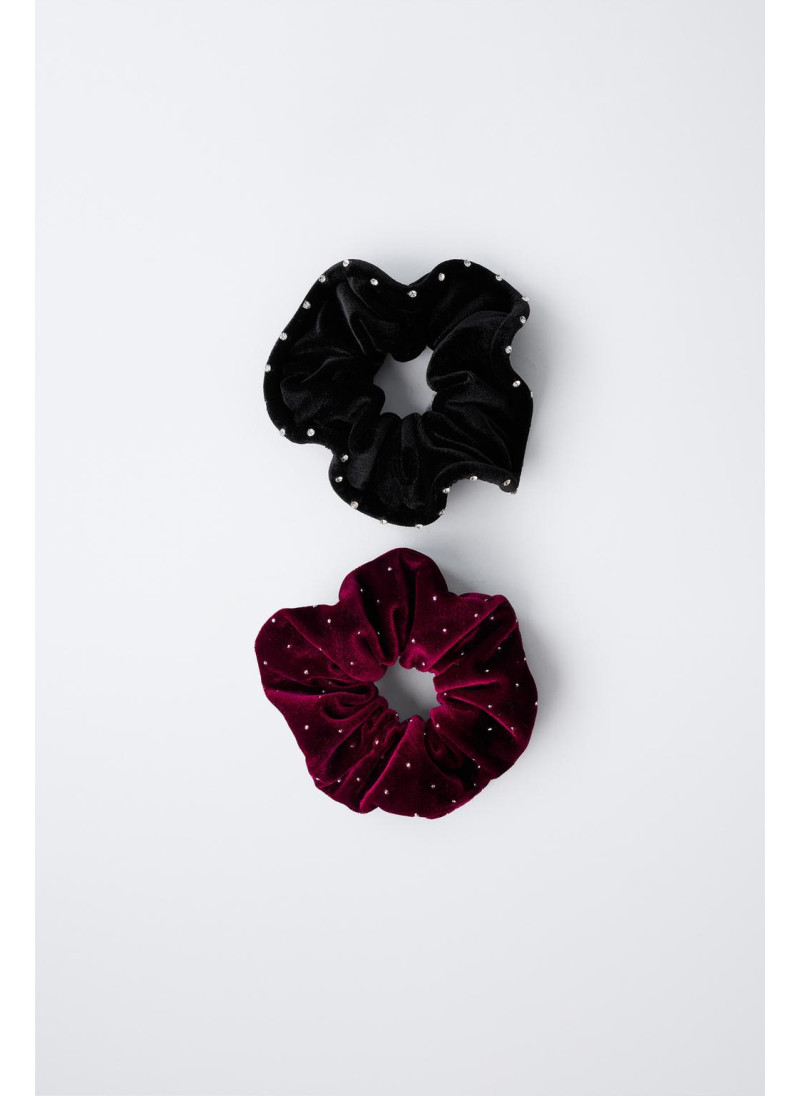 Набор из двух бархатных рез...