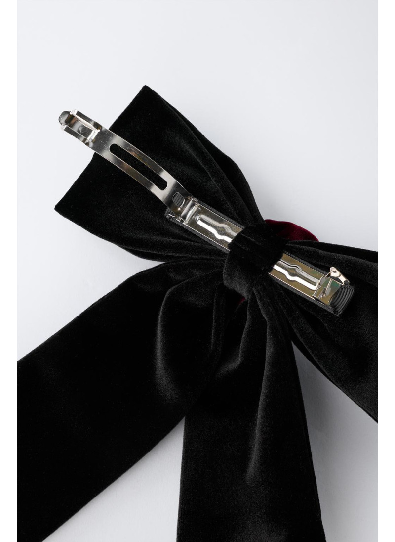 БАРХАТНЫЙ БАНТ ДЛЯ ВОЛОС С ЦВЕТКОМ БАРХАТНЫЙ БАНТ ДЛЯ ВОЛОС С ЦВЕТКОМ