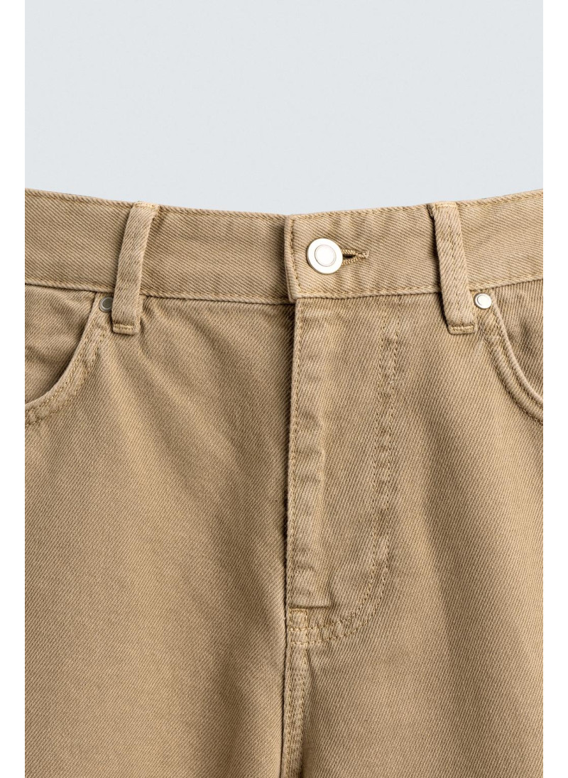 ДЖИНСЫ КЛАССИЧЕСКОГО КРОЯ С ЭФФЕКТОМ ПОТЕРТОСТИ ДЖИНСЫ КЛАССИЧЕСКОГО КРОЯ С ЭФФЕКТОМ ПОТЕРТОСТИ