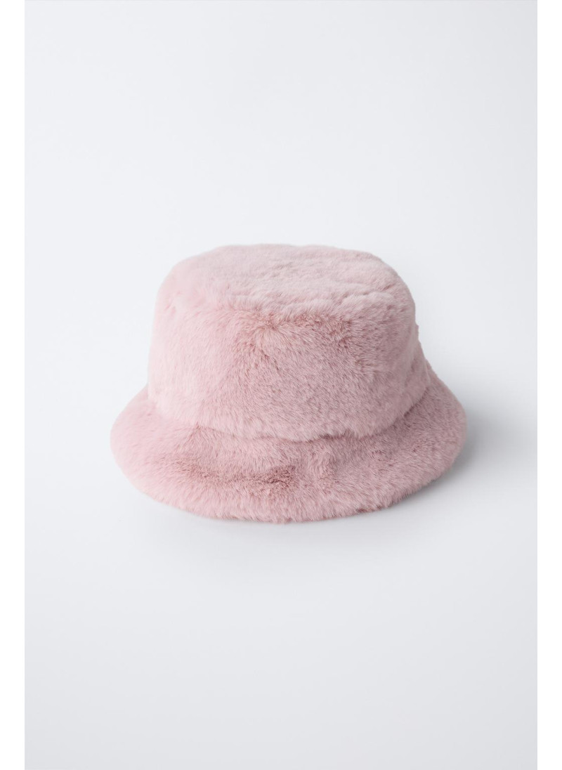 Шляпа-ведро из искусственного меха Шляпа-ведро из искусственного меха