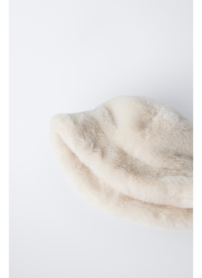 Шляпа-ведро из искусственного меха Шляпа-ведро из искусственного меха