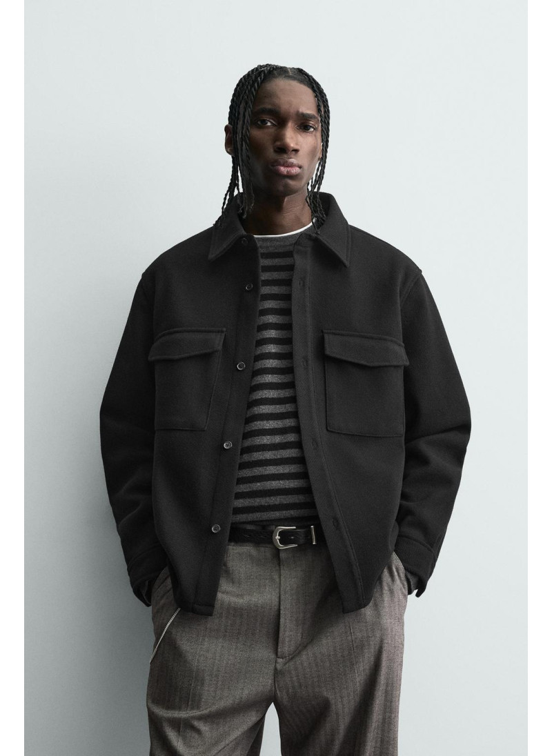 КУРТКА-РУБАШКА ИЗ САРЖИ WATER REPELLENT КУРТКА-РУБАШКА ИЗ САРЖИ WATER REPELLENT