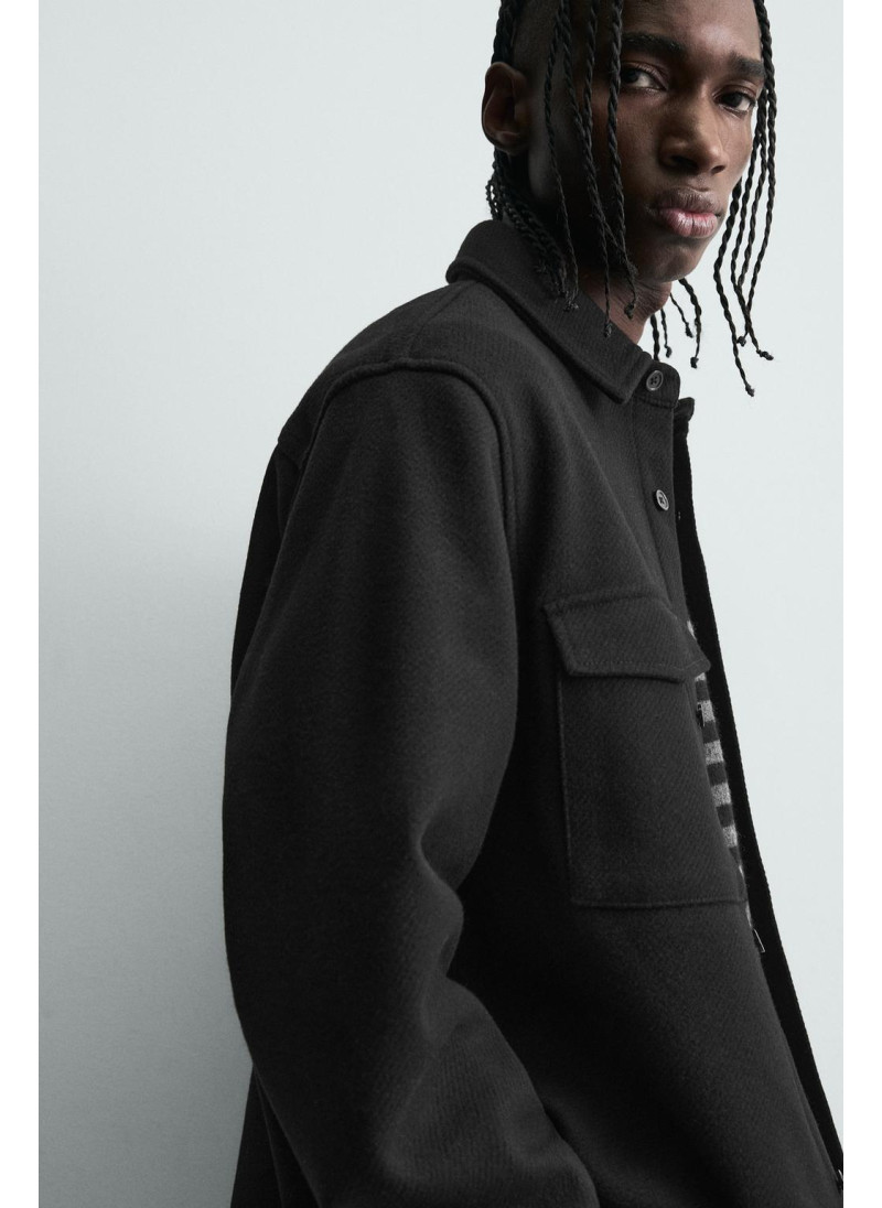 КУРТКА-РУБАШКА ИЗ САРЖИ WATER REPELLENT КУРТКА-РУБАШКА ИЗ САРЖИ WATER REPELLENT