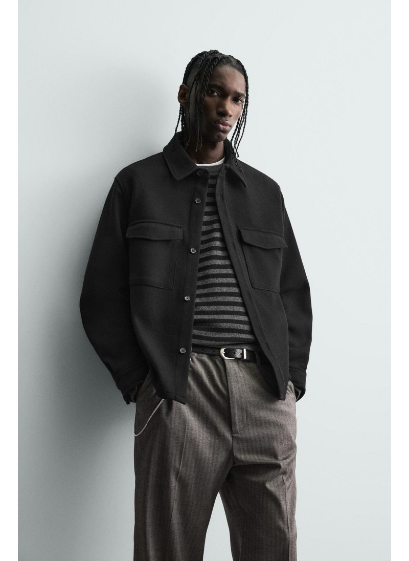 КУРТКА-РУБАШКА ИЗ САРЖИ WATER REPELLENT КУРТКА-РУБАШКА ИЗ САРЖИ WATER REPELLENT