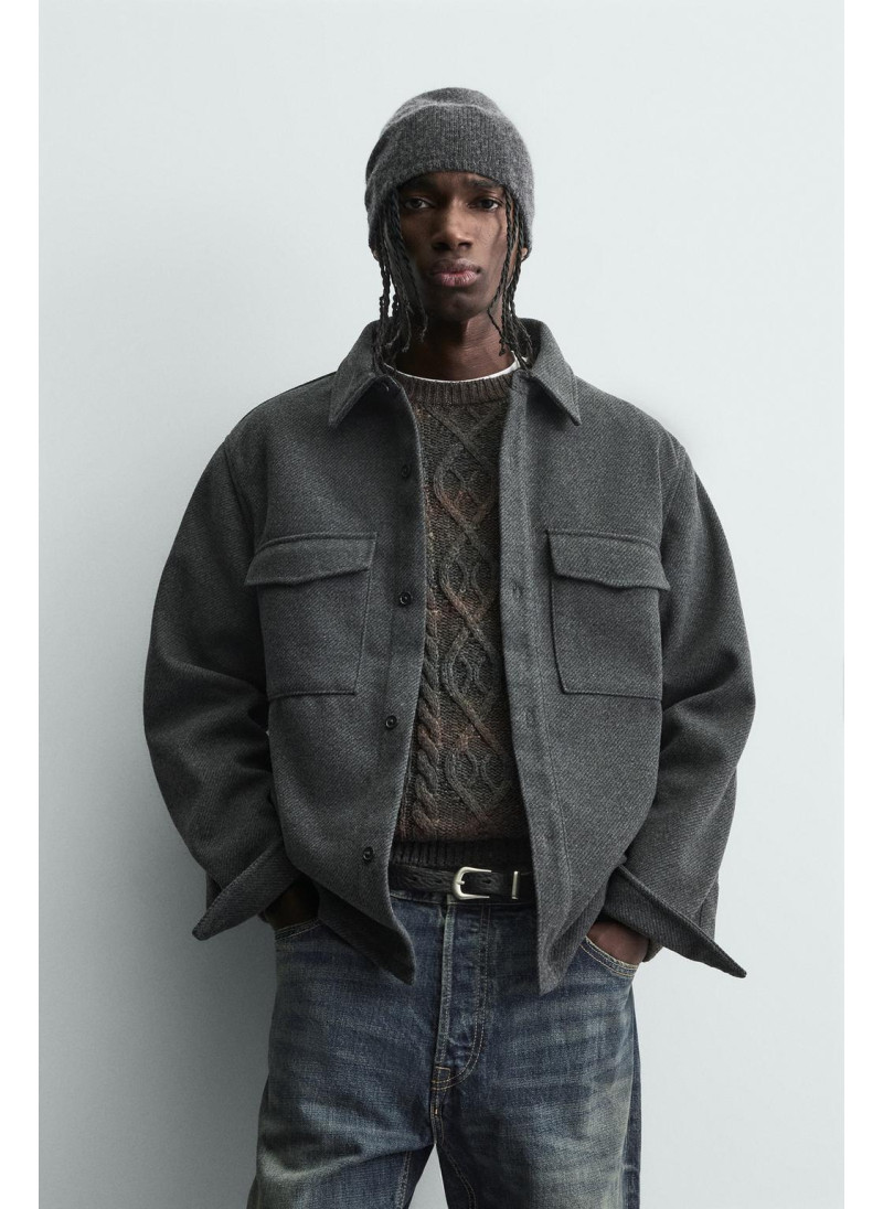 КУРТКА-РУБАШКА ИЗ САРЖИ WATER REPELLENT КУРТКА-РУБАШКА ИЗ САРЖИ WATER REPELLENT