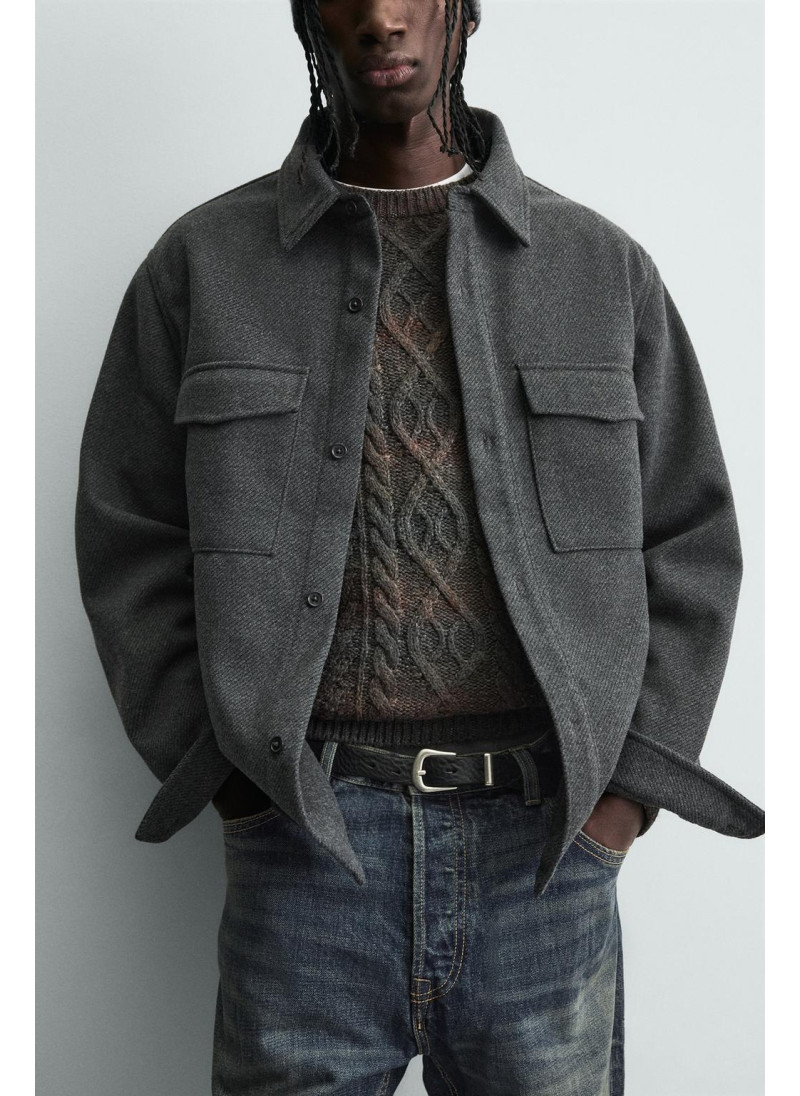 КУРТКА-РУБАШКА ИЗ САРЖИ WATER REPELLENT КУРТКА-РУБАШКА ИЗ САРЖИ WATER REPELLENT