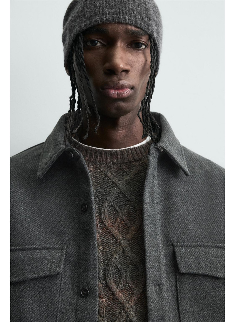 КУРТКА-РУБАШКА ИЗ САРЖИ WATER REPELLENT КУРТКА-РУБАШКА ИЗ САРЖИ WATER REPELLENT