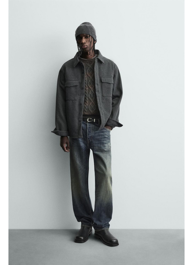 КУРТКА-РУБАШКА ИЗ САРЖИ WATER ...