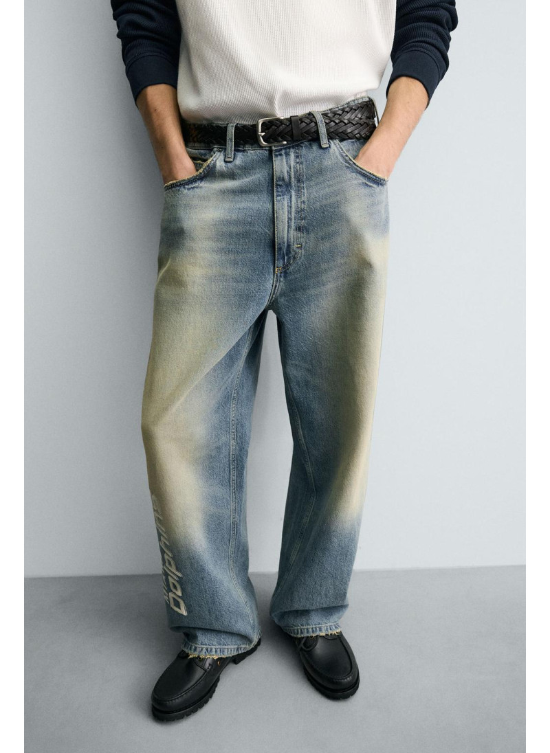 ДЖИНСЫ RELAXED FIT С ВЫШИВКОЙ NFL MIAMI DOLPHINS ДЖИНСЫ RELAXED FIT С ВЫШИВКОЙ NFL MIAMI DOLPHINS