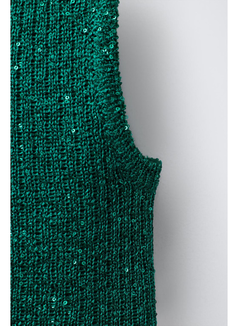 ТРИКОТАЖНЫЙ ТОП С ПАЙЕТКАМИ ТРИКОТАЖНЫЙ ТОП С ПАЙЕТКАМИ