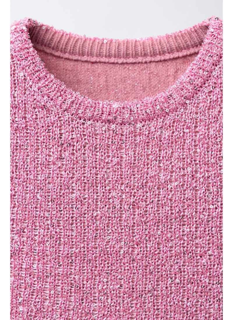 ТРИКОТАЖНЫЙ ТОП С ПАЙЕТКАМИ ТРИКОТАЖНЫЙ ТОП С ПАЙЕТКАМИ