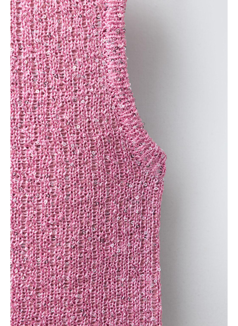 ТРИКОТАЖНЫЙ ТОП С ПАЙЕТКАМИ ТРИКОТАЖНЫЙ ТОП С ПАЙЕТКАМИ