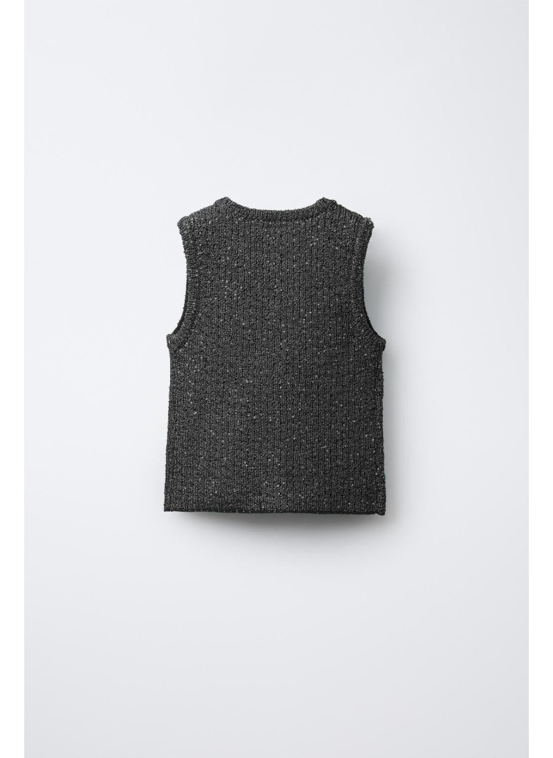 ТРИКОТАЖНЫЙ ТОП С ПАЙЕТКАМИ ТРИКОТАЖНЫЙ ТОП С ПАЙЕТКАМИ