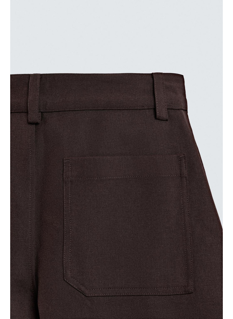 Брюки с завышенной талией и манжетами на резинке Брюки с завышенной талией и манжетами на резинке