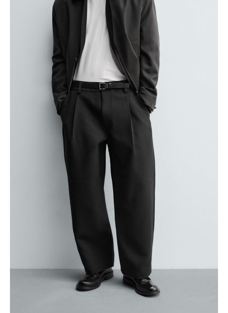 Брюки с завышенной талией и манжетами на резинке Брюки с завышенной талией и манжетами на резинке