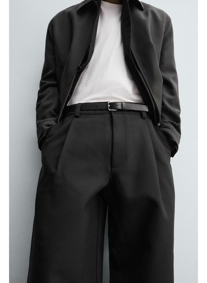 Брюки с завышенной талией и манжетами на резинке Брюки с завышенной талией и манжетами на резинке