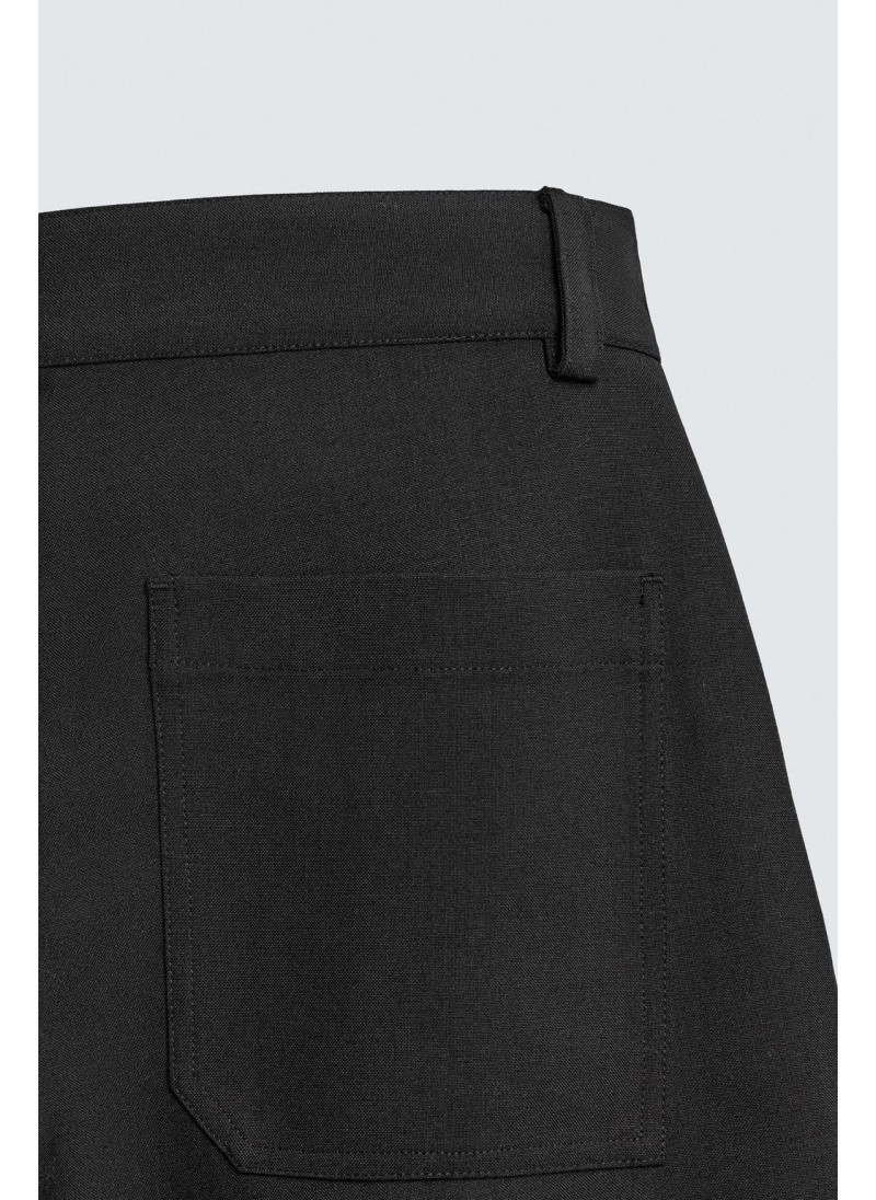 Брюки с завышенной талией и манжетами на резинке Брюки с завышенной талией и манжетами на резинке