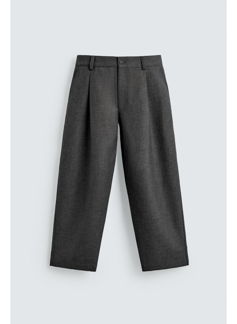 Брюки с завышенной талией и манжетами на резинке Брюки с завышенной талией и манжетами на резинке