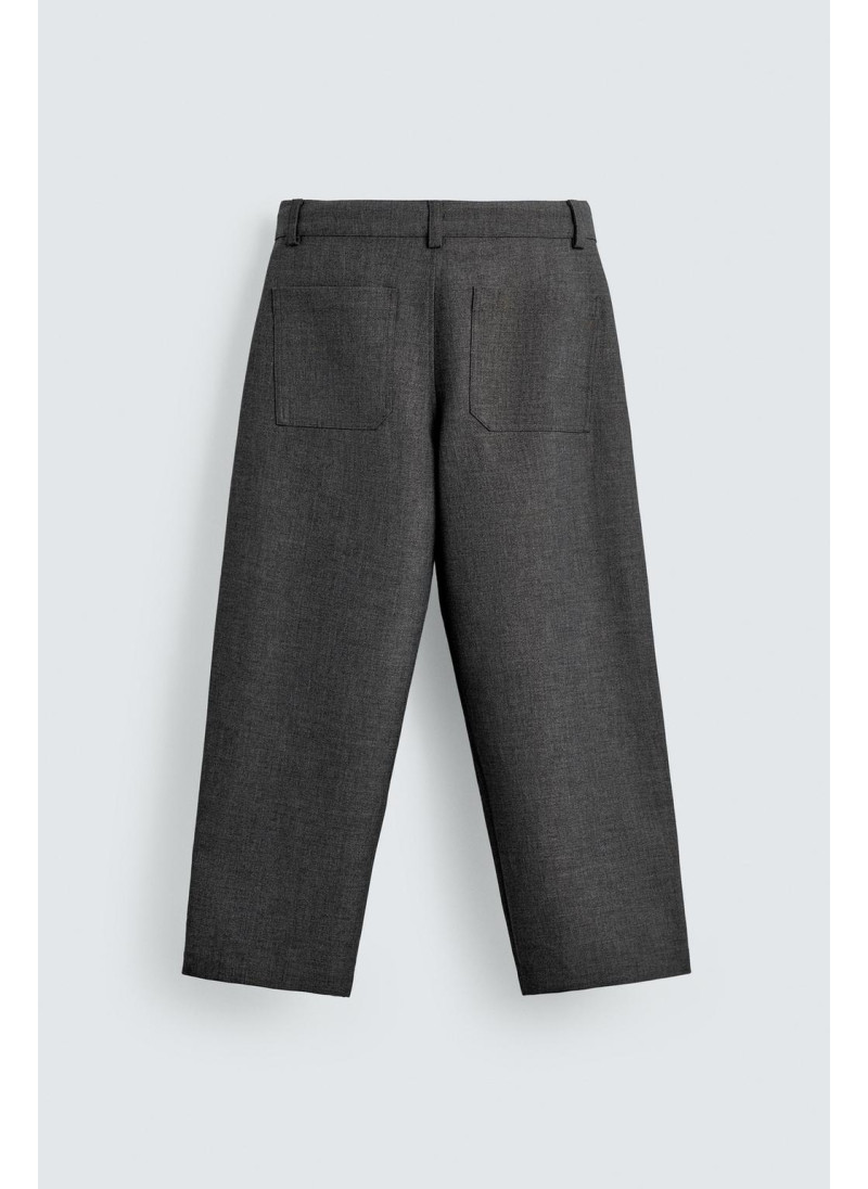 Брюки с завышенной талией и манжетами на резинке Брюки с завышенной талией и манжетами на резинке