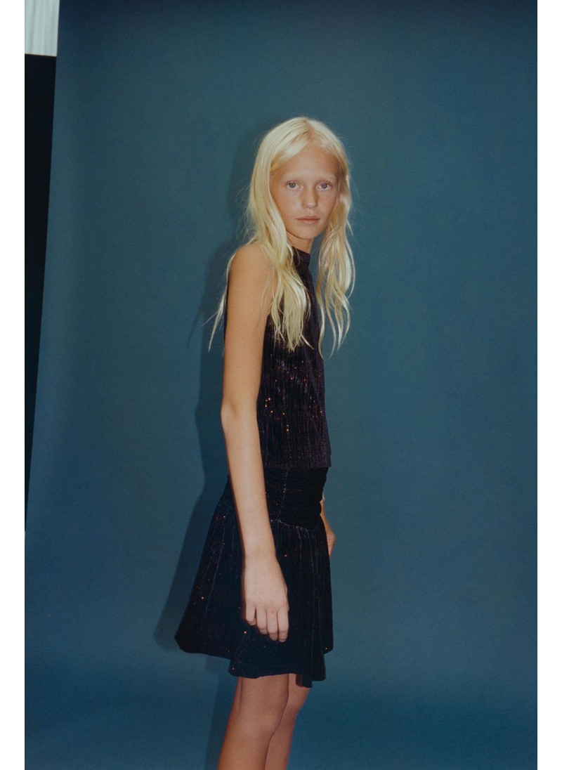 Юбка из блестящего бархата