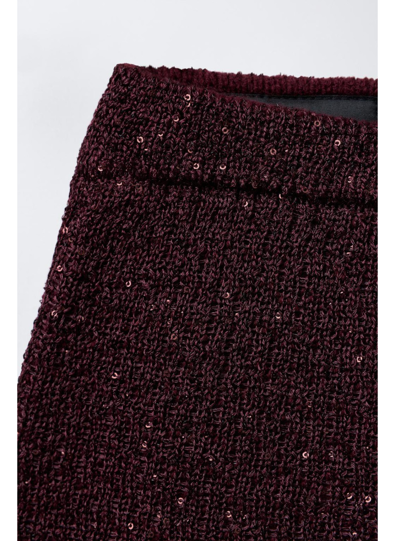 Юбка с пайетками из вязаного полотна Юбка с пайетками из вязаного полотна