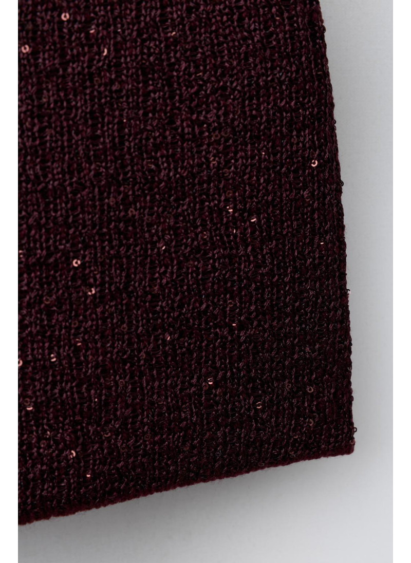 Юбка с пайетками из вязаного полотна Юбка с пайетками из вязаного полотна