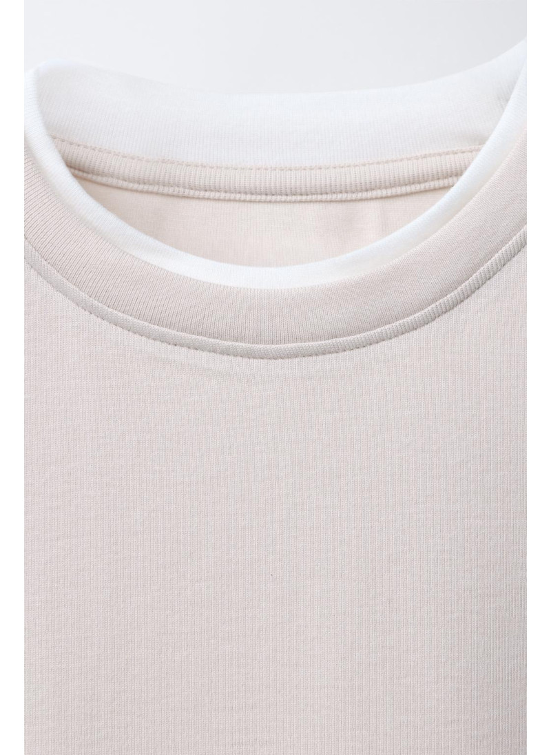 ДВОЙНАЯ ФУТБОЛКА ИЗ МОДАЛА ДВОЙНАЯ ФУТБОЛКА ИЗ МОДАЛА