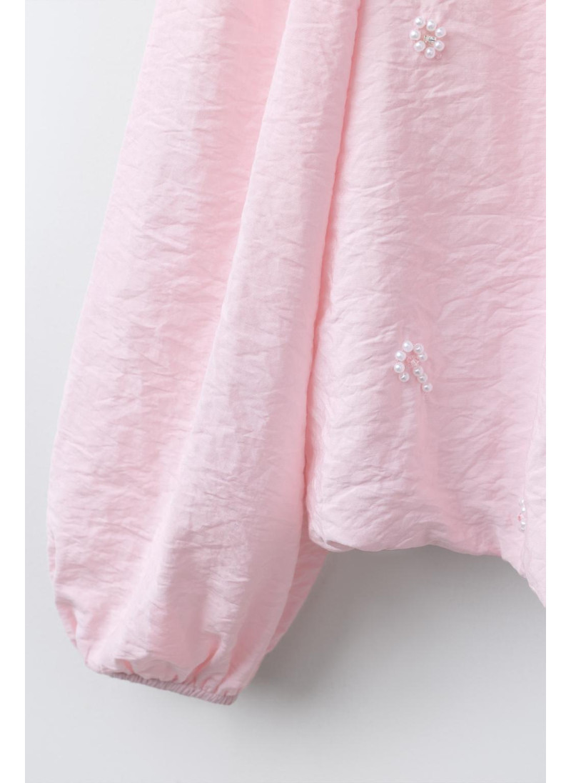 АТЛАСНАЯ БЛУЗКА С ЖЕМЧУГОМ АТЛАСНАЯ БЛУЗКА С ЖЕМЧУГОМ