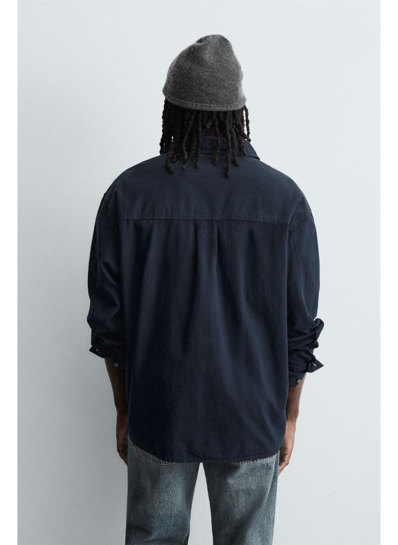 Рубашка в клетку свободного кроя Рубашка в клетку свободного кроя