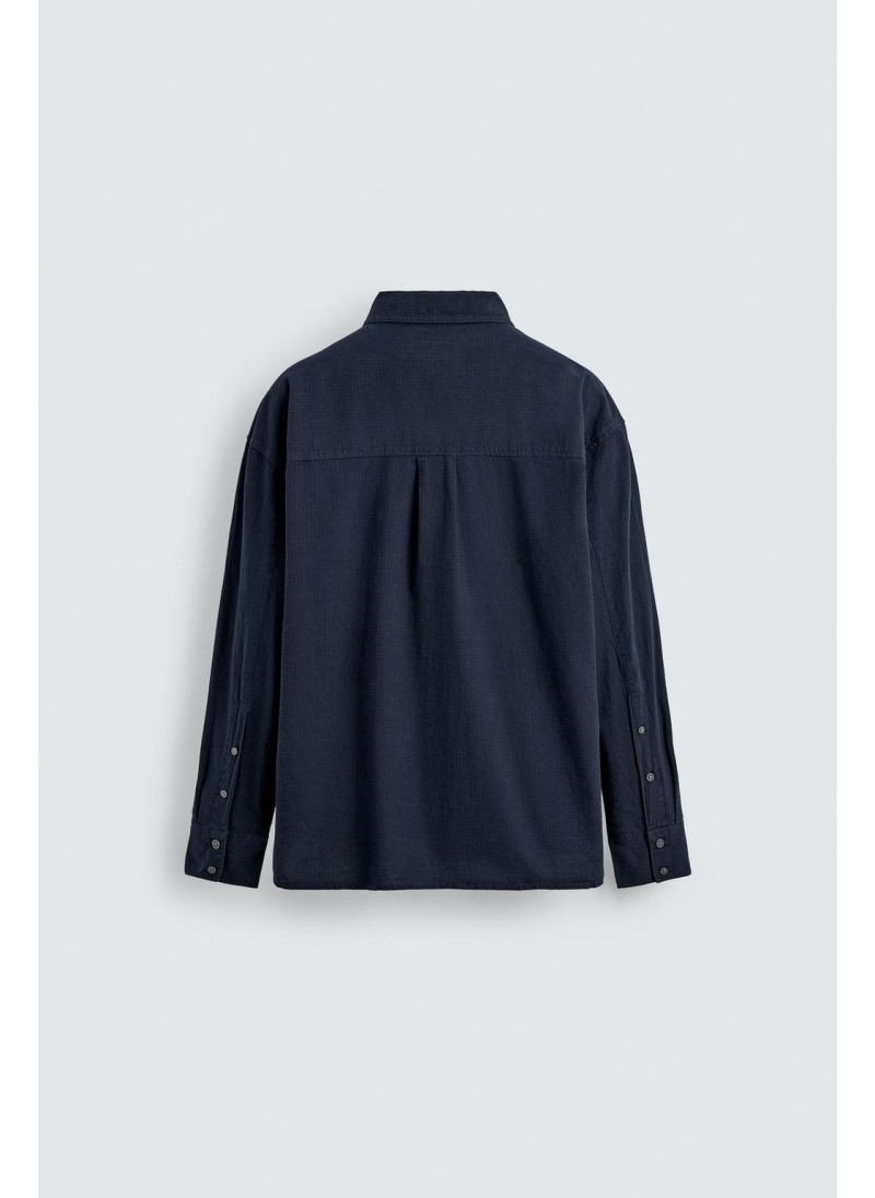 Рубашка в клетку свободного кроя Рубашка в клетку свободного кроя