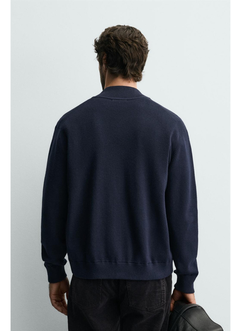 Кардиган из хлопково-вязаного плотного полотна Кардиган из хлопково-вязаного плотного полотна