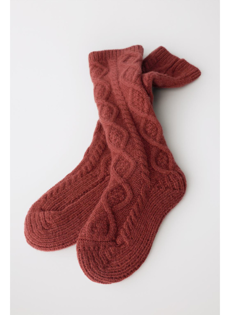 Длинные вязаные носки из 100% шерсти лимитированная коллекция Длинные вязаные носки из 100% шерсти лимитированная коллекция