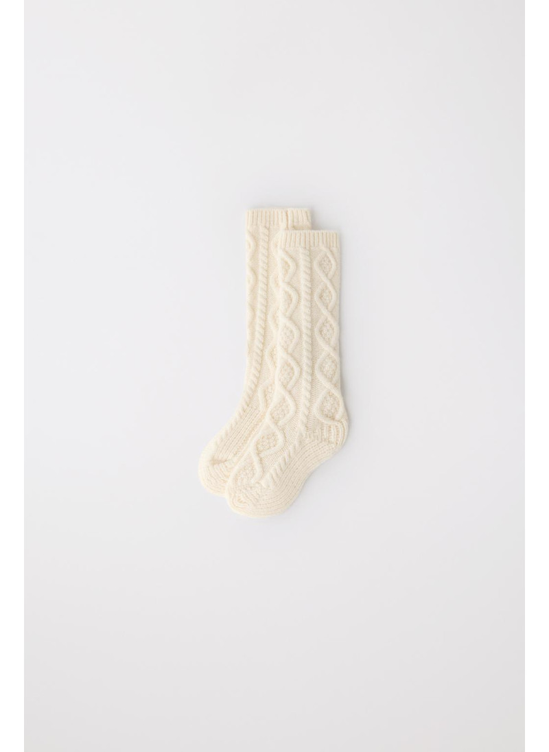 Длинные вязаные носки из 100% шерсти лимитированная коллекция Длинные вязаные носки из 100% шерсти лимитированная коллекция