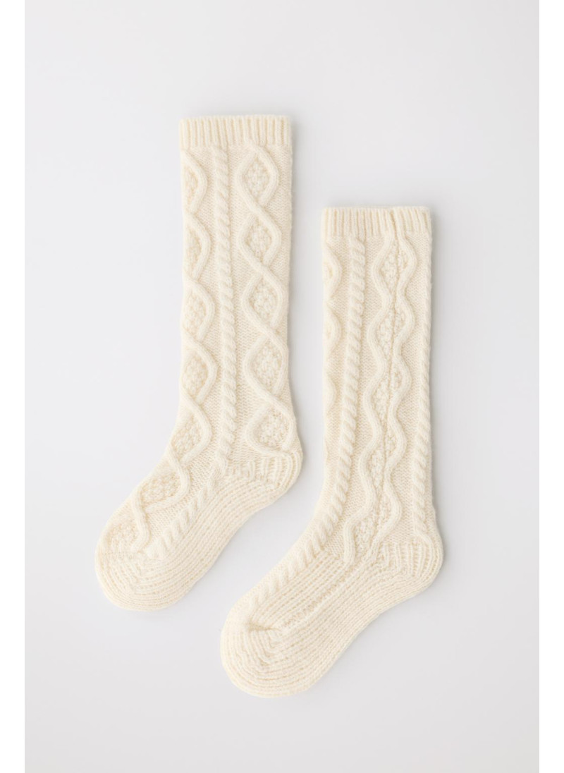 Длинные вязаные носки из 100% шерсти лимитированная коллекция Длинные вязаные носки из 100% шерсти лимитированная коллекция