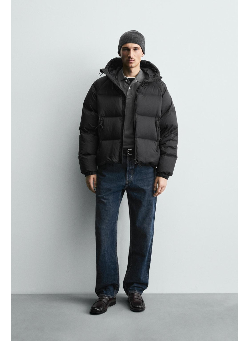 Пуховик с отделкой от влаги из 100% пера Пуховик с отделкой от влаги из 100% пера