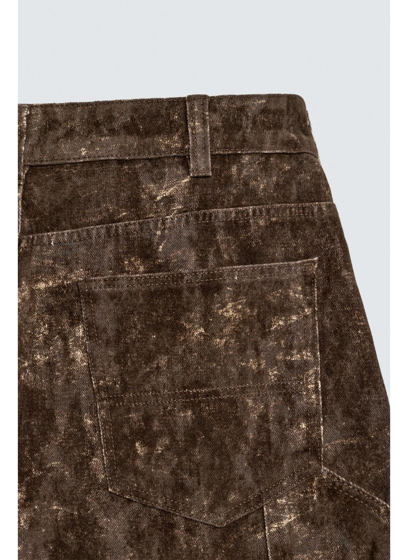 Брюки-карпентер с абстрактным принтом Брюки-карпентер с абстрактным принтом