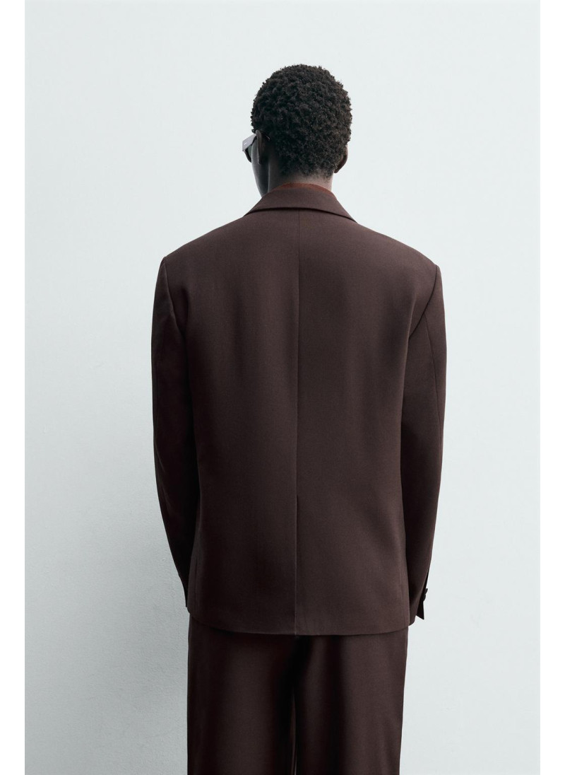 Пиджак с двубортной застежкой из шерстяной смеси Пиджак с двубортной застежкой из шерстяной смеси